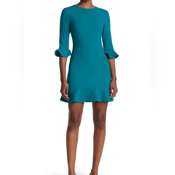 Likely Leah 31/4 flounce sleeve dress size 0 - Picture 1 of 4